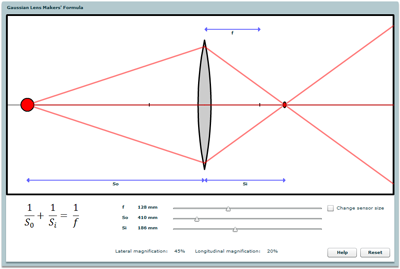 gaussian applet screenshot